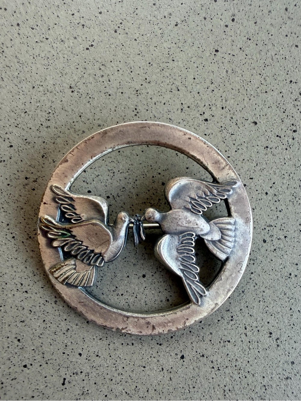Vintage Dove of Peace Brooch
